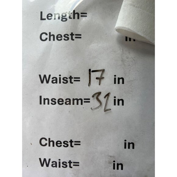 Paper Denim and Cloth Jeans Size 34 Denim Blue Distressed Fringe Hem Vintage - Picture 3 of 8